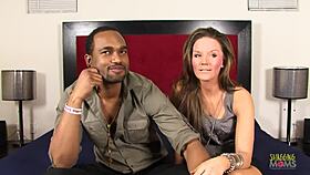 Alexxxa May convinces new BBC boyfriend to eat shaved pussy in hotel room