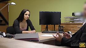 KRISTY BLACK SELLS TIGHT PUSSY FOR TATTOO SALON LOAN!