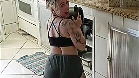 Hot Maid's Massive Ass Sparks Intense Blowjob Passion