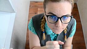 Want this sexy realtor to suck your cock and swallow to close the deal?