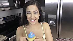 Hardcore Devirginizing Petite 18yo Blonde With Braces