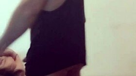 wanna see this horny girlfriend's clothes ripped in hot striptease training?