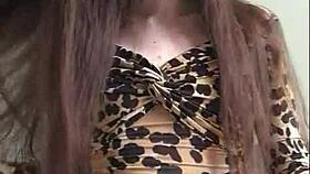 POV Russian skinny teen dirty talks dildo blowjob facesitting anus tongue tease