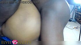 He bends her over for intense doggystyle pussy pounding outdoors