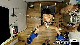 aria nicole gets forced hitachi orgasms from lesbian doc 😩💦