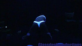 scarlett johnson blacklight creampie fetish rough panty spy tears