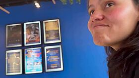 colombian offers cash to tourist for hot lesbian play at home