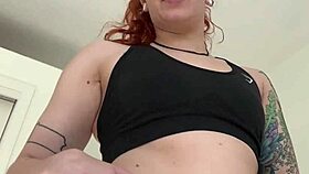 Futa pegging pet in degrading POV tease?