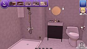 horny petite femboy slut teases shaved cock wet 💦🍑