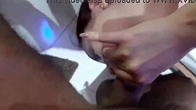 redhead cutie checks into motel for private fun time