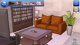 horny petite femboy slut teases shaved cock wet 💦🍑