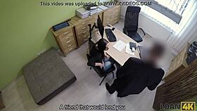 KRISTY BLACK SELLS TIGHT PUSSY FOR TATTOO SALON LOAN!