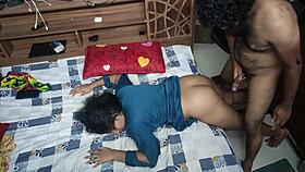 can you feel the heat as this seductive indian wife seduces her young lover at night?