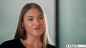 Gizelle Blanco fucks wildly to escape her naughty trouble right now