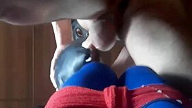 watch saliva and thick cum drip from my gagging throat after deepthroat face fucking monster cock