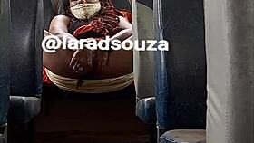 lara dsouza struts her crossdressing slut vibe on the bus part 2