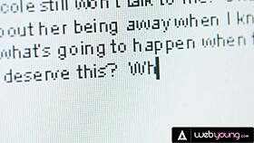 Hey Kristen, feel how wet I get licking your tight pussy? Petite blonde Kenna explores