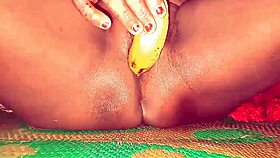 Chubby village woman with big tits rides huge cock to orgasm