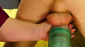 Femdom Milks Jerkoff Cum Explosion