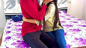 desi girl moans as huge cock stretches her tight shaved pussy first time in hotel