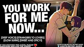 Boss drags you back to breed with moans