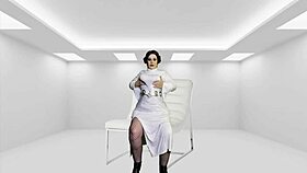 granny leia licks darth's cock before dark side cum explosion