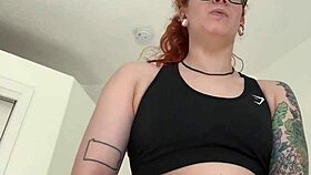 Futa pegging pet in degrading POV tease?