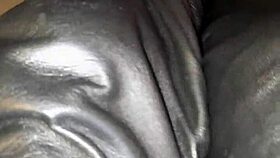 squeaky leather stiletto heels gleam in the light