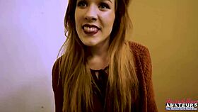 innocent ginger keaton dildo fucks my pussy n gets banged deep