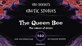 queen bee audio seduces women into erotic orgasm depths