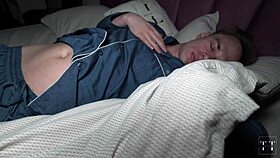 Skinny girlfriend moans as neighbor fucks her hard homemade