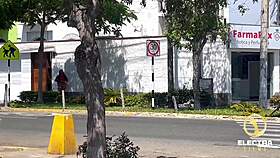 whoa, that big ass venezolana peruvian caught by pingon police on lima streets doing workout?