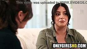 Casey calvert and sarah thank with big tits blowjob