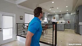 maid chokes gags deepthroats squirts in dirty face fuck