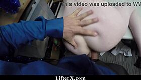 Shoplifter Caught Stealing Gets Bent Over Fucked Hard By Cop In Garage