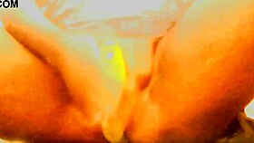 Village girl boldly rams huge vegetable deep in wet pussy