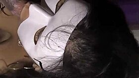 carnival in rio starts with masked couple's intense raw video marcela bolt