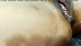 Married Hindi couple explores first anal penetration intimately