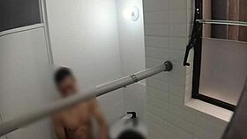 hidden cam catches college teen bent over for sneaky doggystyle pounding