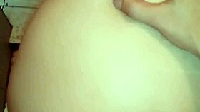 damn this pregnant latina pussy feels amazing in her view bathroom
