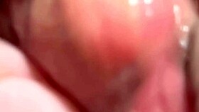 Amateur's shaved pussy up close 51 days post first time