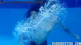 yessica bunny and helen star enjoy a playful poolside duo by the water