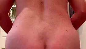 Anal Gaping Stretched by Huge Training Cone Dildo