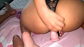 I pound my buddy's wife's huge black ass anally after she comes from the river begging like a bitch