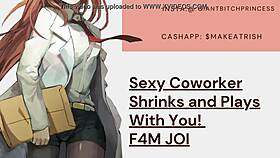 oh god, sexy scientist coworker shrinks you tiny and devours you whole!