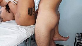 doctor loses control banging two busty nurses hard