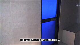 clandestine halloween swingers party explodes into group orgy frenzy