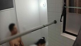hidden cam catches college teen bent over for sneaky doggystyle pounding