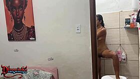 i watch her fingering pussy in bathrom all