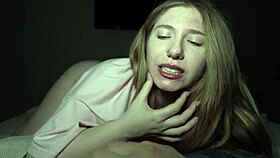 Skinny girlfriend moans as neighbor fucks her hard homemade